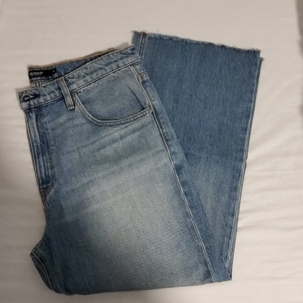 Hudson Jeans Light Blue Straight Leg Denim